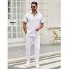 imageCOOFANDY Mens Short Sleeve Casual Button Down Shirts Summer Untucked Dress Shirts with PocketMiniature Airplane Pattern