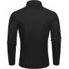 imageCOOFANDY Mens Slim Fit Basic Turtleneck TShirt Long Sleeve Solid T Shirts Casual Knit Pullover Thermal Tops2 Packblacklight Grey