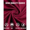 imageCOOFANDY Mens Slim Fit Basic Turtleneck TShirt Long Sleeve Solid T Shirts Casual Knit Pullover Thermal Tops2 Packnavy Bluewine Red