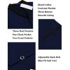 imageCOOFANDY Mens Suit Vest Slim Fit Formal Business Dress Vest Casual Wedding WaistcoatBlueblack