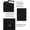 imageCOOFANDY Mens Suit Vest Slim Fit Formal Business Dress Vest Casual Wedding WaistcoatPure Black