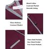 imageCOOFANDY Mens Suit Vest Slim Fit Formal Business Dress Vest Casual Wedding WaistcoatWine Red