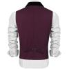 imageCOOFANDY Mens Suit Vest Slim Fit Formal Business Dress Vest Casual Wedding WaistcoatWine Red