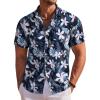 Navy & White - Flower