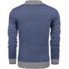 imageCOOFANDY Men Casual Knitted Sweaters Shawl Collar Dress Sweater Long Sleeve VNeck Pullover TopsBlue