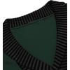 imageCOOFANDY Men Casual Knitted Sweaters Shawl Collar Dress Sweater Long Sleeve VNeck Pullover TopsGreen