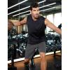 imageCOOFANDY Mens 2 Pack 9 inch Gym Workout Shorts Lightweight Casual Active Running Shorts with PocketsDark GreyLight Grey