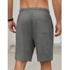 imageCOOFANDY Mens 2 Pack 9 inch Gym Workout Shorts Lightweight Casual Active Running Shorts with PocketsGreyDark Blue