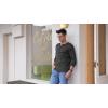 imageCOOFANDY Mens 2Pack Slim Fit Henley Shirts Long Sleeve Lightweight Fashion Casual Cotton Basic T ShirtsKhakiDark Gray