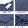 imageCOOFANDY Mens 2Pack Slim Fit Henley Shirts Long Sleeve Lightweight Fashion Casual Cotton Basic T ShirtsWine RedBlue