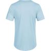 imageCOOFANDY Mens Baseball Button Down Jersey Short Sleeve Hipster Hip Hop T ShirtsLight Blue