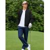 imageCOOFANDY Mens Bomber Jacket Lightweight Casual Stylish Light Flight Jacket Windbreaker Varsity JacketsBlack