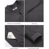 imageCOOFANDY Mens Bomber Jacket Lightweight Casual Stylish Light Flight Jacket Windbreaker Varsity JacketsDark Grey