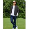 imageCOOFANDY Mens Bomber Jacket Lightweight Casual Stylish Light Flight Jacket Windbreaker Varsity JacketsDark Grey