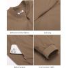 imageCOOFANDY Mens Bomber Jacket Lightweight Casual Stylish Light Flight Jacket Windbreaker Varsity JacketsKhaki