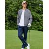 imageCOOFANDY Mens Bomber Jacket Lightweight Casual Stylish Light Flight Jacket Windbreaker Varsity JacketsLinght Grey