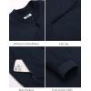 imageCOOFANDY Mens Bomber Jacket Lightweight Casual Stylish Light Flight Jacket Windbreaker Varsity JacketsNavy Blue
