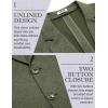 imageCOOFANDY Mens Casual Blazer Lightweight Unlined Sport Coat Regular Fit Two Button Suit JacketArmy Green