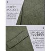 imageCOOFANDY Mens Casual Blazer Lightweight Unlined Sport Coat Regular Fit Two Button Suit JacketArmy Green