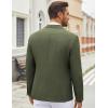imageCOOFANDY Mens Casual Blazer Lightweight Unlined Sport Coat Regular Fit Two Button Suit JacketArmy Green