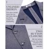 imageCOOFANDY Mens Casual Blazer Lightweight Unlined Sport Coat Regular Fit Two Button Suit JacketBlue