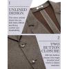 imageCOOFANDY Mens Casual Blazer Lightweight Unlined Sport Coat Regular Fit Two Button Suit JacketBrown