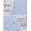imageCOOFANDY Mens Casual Blazer Lightweight Unlined Sport Coat Regular Fit Two Button Suit JacketCheckered Blazer  Clear Blue