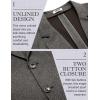 imageCOOFANDY Mens Casual Blazer Lightweight Unlined Sport Coat Regular Fit Two Button Suit JacketDark Charcoal