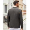 imageCOOFANDY Mens Casual Blazer Lightweight Unlined Sport Coat Regular Fit Two Button Suit JacketDark Charcoal