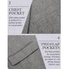 imageCOOFANDY Mens Casual Blazer Lightweight Unlined Sport Coat Regular Fit Two Button Suit JacketGray
