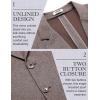 imageCOOFANDY Mens Casual Blazer Lightweight Unlined Sport Coat Regular Fit Two Button Suit JacketKhaki