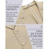 imageCOOFANDY Mens Casual Blazer Lightweight Unlined Sport Coat Regular Fit Two Button Suit JacketLight Khaki