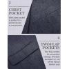 imageCOOFANDY Mens Casual Blazer Lightweight Unlined Sport Coat Regular Fit Two Button Suit JacketNavy Blue