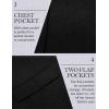 imageCOOFANDY Mens Casual Blazer Lightweight Unlined Sport Coat Regular Fit Two Button Suit JacketSolid Blazer  Black