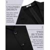 imageCOOFANDY Mens Casual Blazer Lightweight Unlined Sport Coat Regular Fit Two Button Suit JacketSolid Blazer  Black