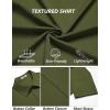 imageCOOFANDY Mens Casual Button Down Shirts Short Sleeve Summer Beach Vacation ShirtsArmy Green