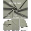 imageCOOFANDY Mens Casual Button Down Shirts Short Sleeve Summer Beach Vacation ShirtsLight Grey