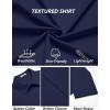 imageCOOFANDY Mens Casual Button Down Shirts Short Sleeve Summer Beach Vacation ShirtsNavy Blue