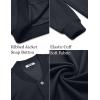 imageCOOFANDY Mens Casual Lightweight Jacket Baseball Letterman Snap Button JacketDark Blue