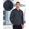 imageCOOFANDY Mens Casual Lightweight Jacket Baseball Letterman Snap Button JacketDark Blue