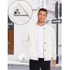 imageCOOFANDY Mens Casual Lightweight Jacket Baseball Letterman Snap Button JacketWhite