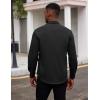imageCOOFANDY Mens Dress Shirts Long Sleeve Button Down Formal Shirt Regular Fit Solid Business Casual ShirtsBlack