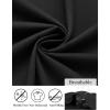imageCOOFANDY Mens Dress Shirts Long Sleeve Button Down Formal Shirt Regular Fit Solid Business Casual ShirtsBlack