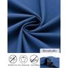 imageCOOFANDY Mens Dress Shirts Long Sleeve Button Down Formal Shirt Regular Fit Solid Business Casual ShirtsDark Blue