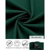 imageCOOFANDY Mens Dress Shirts Long Sleeve Button Down Formal Shirt Regular Fit Solid Business Casual ShirtsDark Green