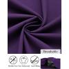 imageCOOFANDY Mens Dress Shirts Long Sleeve Button Down Formal Shirt Regular Fit Solid Business Casual ShirtsDark Purple