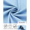 imageCOOFANDY Mens Dress Shirts Long Sleeve Button Down Formal Shirt Regular Fit Solid Business Casual ShirtsLight Blue