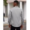 imageCOOFANDY Mens Dress Shirts Long Sleeve Button Down Formal Shirt Regular Fit Solid Business Casual ShirtsLight Grey