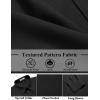 imageCOOFANDY Mens Dress Shirts Long Sleeve Wrinkle Free Shirt Textured Business Casual Button Down ShirtBlack