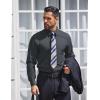 imageCOOFANDY Mens Dress Shirts Long Sleeve Wrinkle Free Shirt Textured Business Casual Button Down ShirtDark Grey